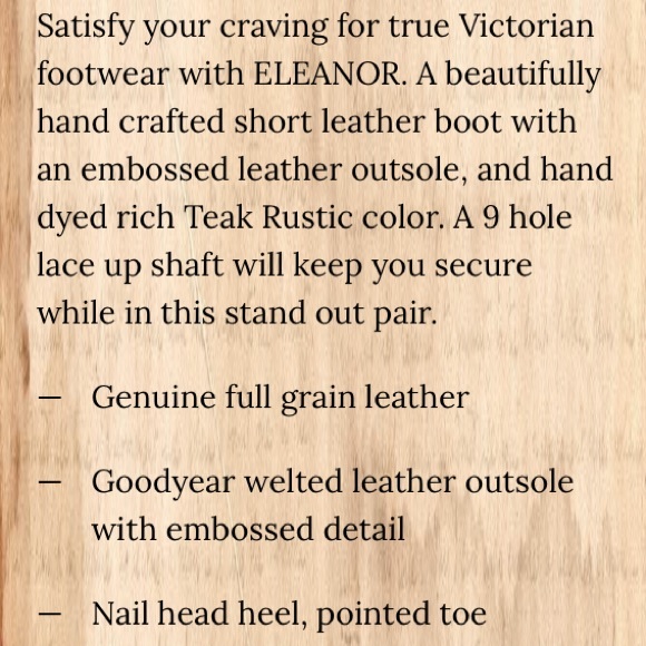 Oak Tree Farms Leather Neo- Victorian Boots - Picture 12 of 12